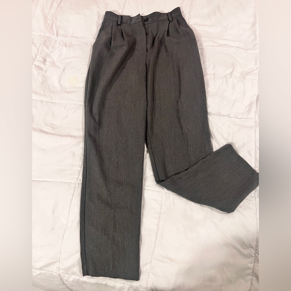 Grey High Waist Women’s Pants